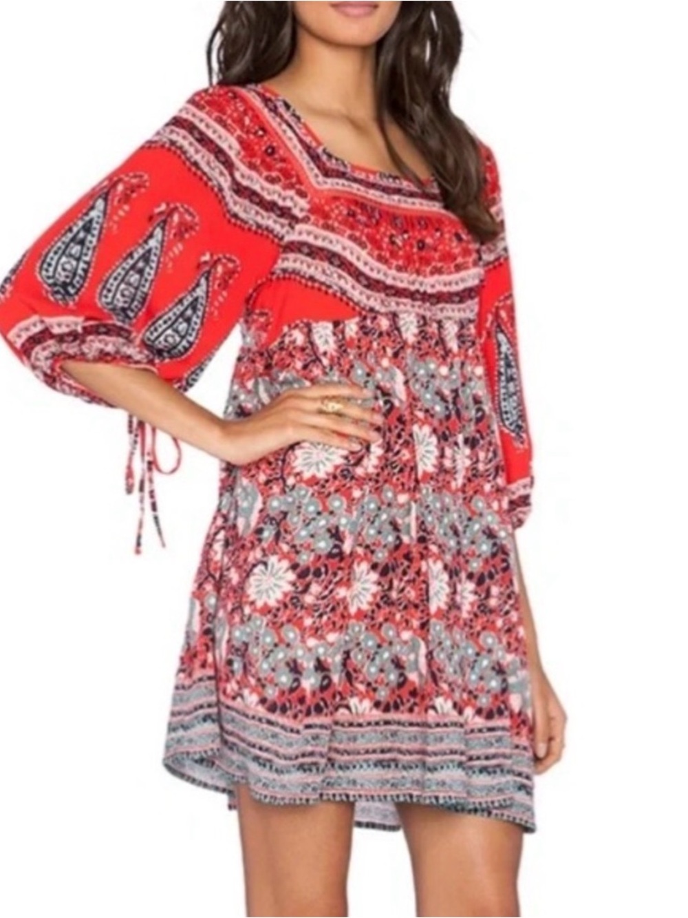FREE PEOPLE MIDSUMMER DREAM MINI DRESS XS
